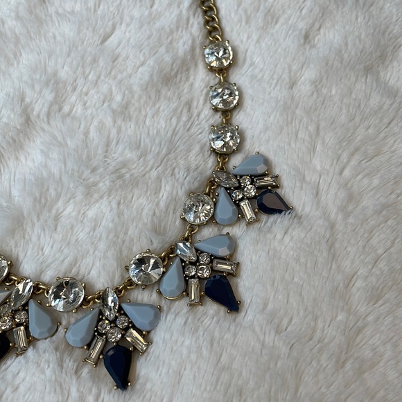 J Crew Blue Statement Necklace - Picture 2 of 3